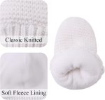 JANGANNSA Basic Winter Baby Mittens Knitted Boys Girls Gloves Warm Fleece Lined Kids Mittens - Image 3